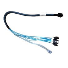 Cable de salida de ventilador SFF8643 a 4SATA, 45CM, Mini SAS SFF-8643 HD interno a 4x SATA, Cable de alimentación de 4 pines, novedad 2024 - compra barato