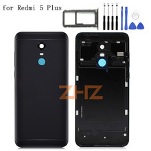 Original For Xiaomi Redmi 5 Plus Battery Back Cover Redmi 5Plus Rear Door Housing + Side Key Card Tray Holder+tools Repair Part 2024 - buy cheap