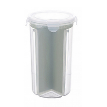 Кухонный прозрачный отсек Герметичные банки контейнер для хранения зерна многофункциональный контейнер для хранения продуктов 5L зеленый пластик 2024 - купить недорого