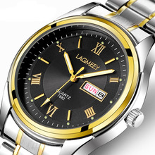 Gold Quartz Watch Men Wristwatches Mens Watches Luxury Clock Male Wrist Watch Waterproof Relogio Masculino Luminous Auto Date 2024 - buy cheap