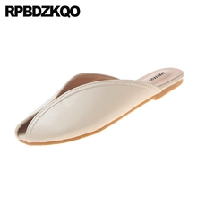 Sandálias femininas casuais, chinelos rasos, casuais, amarelo, bege, slip-on, designer, mules, verão 2021 2024 - compre barato