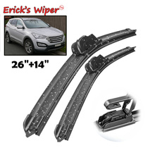 Erick's Wiper Front Wiper Blades For Hyundai Santa Fe MK3 2013 - 2018 2017 2016 Windshield Windscreen Front Window 26"+14" 2024 - buy cheap