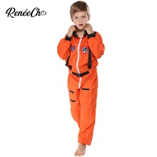 Fantasia infantil de astronauta laranja, traje para crianças de espaço, cosplay para meninos, trajes de natal, fantasia de halloween, 2018 2024 - compre barato