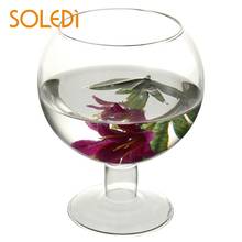 12x12x13cm Clear Glass Vase Glass Terrarium Cup Shaped Creative Garden Xmas desk Party Decoration 2024 - buy cheap