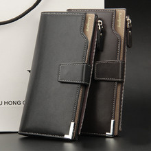 Hot Sale Quality Soft Leather Men Wallets Business Leisure 3 Folds Hasp Zipper Credit Card Holder Wallet purse for male 2024 - buy cheap