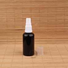 Оптовая продажа, стеклянная бутылка с насосом для лосьона 20 шт./лот, 50 мл, с белой крышкой, черный контейнер, емкость для инструментов для макияжа, упаковка 50 г 2024 - купить недорого