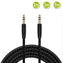 2 м 3 м 5 м 3,5 мм Aux кабель штекер к 3,5 мм штекер AUX аудио стерео наушники кабель 3,5 мм Aux аудио кабель шнур для телефона наушников 2024 - купить недорого