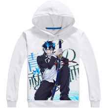 Sudaderas con capucha de varios estilos, ropa para Cosplay de Ao no Ekusoshisuto Rin Okumura Yukio Kazue Kato, color azul 2024 - compra barato