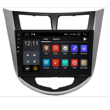9 дюймов Android 9,0 PX5 Автомобильный видео мультимедийный плеер для Hyundai Solaris Verna Accent 2011 2012 2013 2014 2015 2016 GPS навигация 2024 - купить недорого