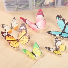 10pcs/lot Butterfly Cake Cupcake Decoration Wedding Birthday Party Baby Shower Edible Cake Decoration Tools Cake Decoration  2024 - buy cheap
