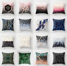 ZENGIA Bronzed Nordic Pillow Case Geometric Sofa Decorative Cushions Custom Pillow Cover Living Room Cushion Throw Pillows 2024 - buy cheap
