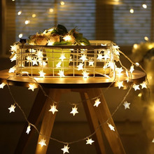 1M/3M/6M/10M Garland LED Star String Lights Christmas Festoon LED Lights Decoration For Wedding Holiday Party New Year Light 2024 - buy cheap