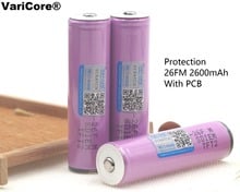 5pcs/lot Original protected 18650 3.7V 2600mAh Rechargeable Battery ICR18650-26FM safe batteries 2024 - buy cheap