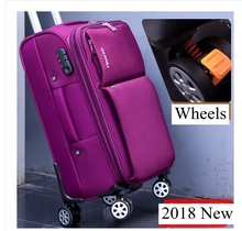 Oxford Spinner suitcases Travel Luggage Suitcase Men Travel Rolling luggage bags On Wheels Travel Wheeled Suitcase trolley bags 2024 - buy cheap