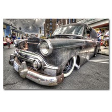 Vehicle Hot Rod Classic Car Retro Car Posters Wall Art Picture Silk Canvas Printed Art Paintings for Home Decor 2024 - buy cheap