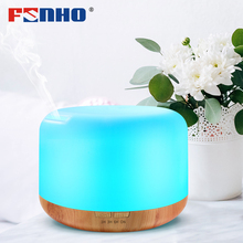 Funho 300ml ultra-sônico umidificador de ar aromaterapia óleo essencial aroma difusor 7 cores led luzes da noite fabricante da névoa para casa 2024 - compre barato