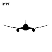 QYPF 17.2cm*4.5cm Plane Moves Smoothly Through The Clouds Vinyl Car Sticker Lifelikeness Decal Graphical C18-0670 2024 - buy cheap