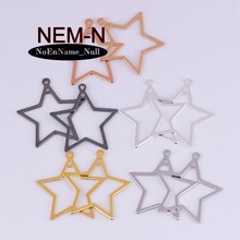 21.2mm 10pcs five-pointed star Charms Pendants For Jewelry Making pentagram Pendants Charm Hanging Art Small Handmade Crafts 2024 - buy cheap