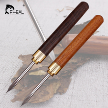 FHEAL 1pc Sandalwood Stainless Steel Tea Needle with Wooden Handle Tea Knife Pry Tools Teaware Tea Ceremony Accessories 2024 - buy cheap