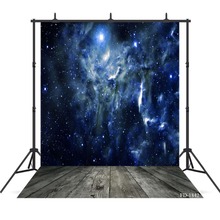 Starry Sky Photography Backdrops Wooden Floor Photo Background 3D Vinyl Cloth Computer Printed for Photo Studio Photo Shootings 2024 - buy cheap