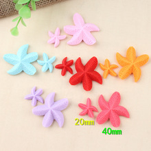 New Arrival Kawaii Colorful Sea Star Shape DIY Resin Cabochons Ornament Accessories Flatback Cameo Craft Fit Photo Frame Jewelry 2024 - buy cheap