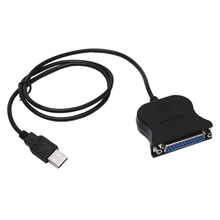 1 шт., кабель для принтера с USB 2,0 на 25 контактов, 120 см, IEEE 1284, USB к параллельному адаптерному кабелю 2024 - купить недорого