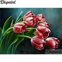 Pintura de diamantes en 5D con perforaciones de diamante completo bordado "paisaje de flores" imagen de diamantes de imitación hechos a mano decoración del hogar A25786 2024 - compra barato