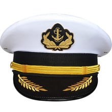 Chapéus de viseira do exército americano, boatman, militar, nobre, marinho, com emblema da águia, presente de natal, halloween 2024 - compre barato