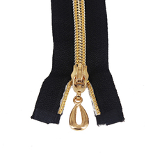5piece  Gold Tone Teeth Zipper Open-End Metal Zippers  60cm Length for Sewing Zippers Z57 2024 - buy cheap