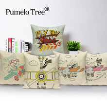 Cartoon Pillow Bunny Cushion Cover High Quality Animal Letter  Decorative Cushions For Sofa 45*45 Home Decor Custom Pillow Cover 2024 - buy cheap