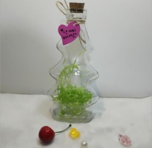 Tapón de corcho transparente con forma de árbol de Navidad, frascos de vidrio, botellas para beber DIY, frasco de deseos, envío gratis, 100ML 2024 - compra barato