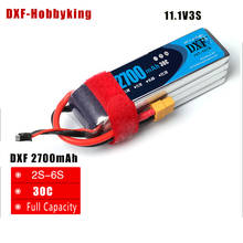 2017 DXF RC Lipo Battery 11.1V 2700MAH 3S 30C MAX 60C T/XT60 Plug LiPo RC Battery For Rc Helicopter Car Boat Drone truck 2024 - buy cheap
