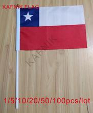 Kafnik de vários tamanhos, 10/20/50/100 pçs, 14*21cm, bandeira nacionais chilena, desate, festival, decoração de casa, novo, 2018 2024 - compre barato