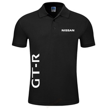 Mens Polo Shirt Brands 2019 Male Short Sleeve Casual Nissan GT-R Polo shirt Polos Men 3XL Solid Color 2024 - buy cheap