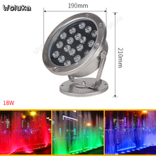 18W LED Projection Lamp Underwater light colorful pool lamp outdoor fountain light fish pond waterproof spotlight CD50 W01 2024 - buy cheap