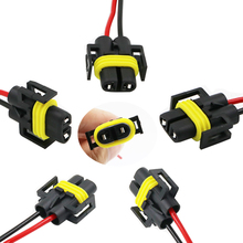 Arnés de cableado adaptador hembra H8 H11, Conector de Cable automático para faro LED HID, bombilla de luz antiniebla, 100X 2024 - compra barato