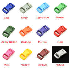 3/8"(10mm) Colorful Contoured Side Release Mini Buckles For Paracord Bracelet/Cat Collars 120pcs/pack 2024 - buy cheap