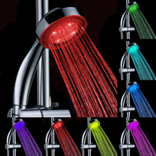 7 Color Shower Lights Romantic Automatic Magic 5 LED Lights Handing Rainfall Shower Head Water Shower Bathroom Light Lamp 2024 - buy cheap