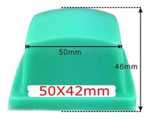 50x42mm Silicone rubber pad head for pad printing machine 2024 - buy cheap