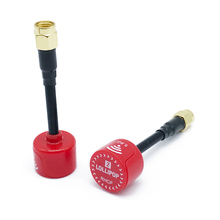 5.8Ghz Lollipop2 3dBi RHCP Antenna red Long Directional high gain FPV Antenna SMA/RP-SMA for RC FPV Racing Drone Spare Parts 2024 - buy cheap