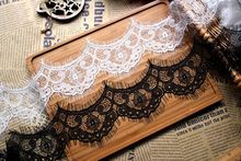 12M/Lot Wide 8CM soft mesh lace trim DIY wedding veil dress costume stitching curtain home cloth decorative accessories M031 2024 - buy cheap