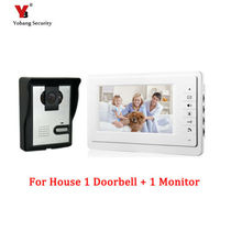 Видеодомофон Yobang, устройство безопасности с 7 "камерой безопасности, с ночным видением и защитой от дождя 2024 - купить недорого