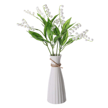 Mini Plastic Fake Florals Artificial Bell Orchid Flower Branch Real Touch Aquatic Plants Home Party Wedding Decoration Flowers 2024 - buy cheap