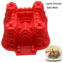3D Big Castle Bundt Silicone Cake Mold Cake Pan Bread Chocolate BakewareC Decorating Tools Silicone Mold Baking Pastry Tool 2024 - buy cheap