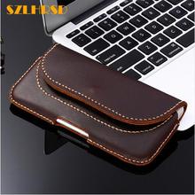 SZLHRSD Vintage Belt Clip Phone Bag for Ulefone Armor 5 Power 2 S8 S7 S9 Pro S1 Case Genuine Leather Holster cover high quality 2024 - buy cheap