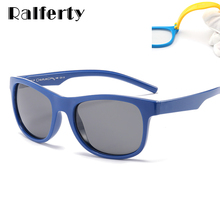 Ralferty Flexible Kids Sunglasses Polarized Girls Boy Sun Glasses UV400 Child Square Sunglass Eyewear TR90 Glasses K501 2024 - buy cheap
