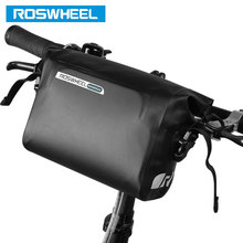 ROSWHEEL Cycling Handlebar Bag DRY 3L Bike Bicycle Front Basket PVC Full Waterproof Bags Bike Accessories Cycle Pannier Pouch 2024 - buy cheap