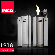 Фирменная Зажигалка IMCO 6800, Зажигалка из нержавеющей стали, оригинальная винтажная Зажигалка для сигарет с масляным и бензиновым покрытием, подарочные зажигалки в стиле ретро 2024 - купить недорого