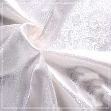 Tapeçaria de seda em estilo pteris, tecido jacquard de cetim e jacquard, 90cm x 100cm, roupa de cama, patchwork, tecido têxtil para costura doméstica 2024 - compre barato