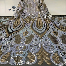 Very soft sequins white Latest African Cord Lace Fabrics High Quality 2019 Nigerian Lace Fabric For Wedding African Lace Fabric 2024 - compre barato